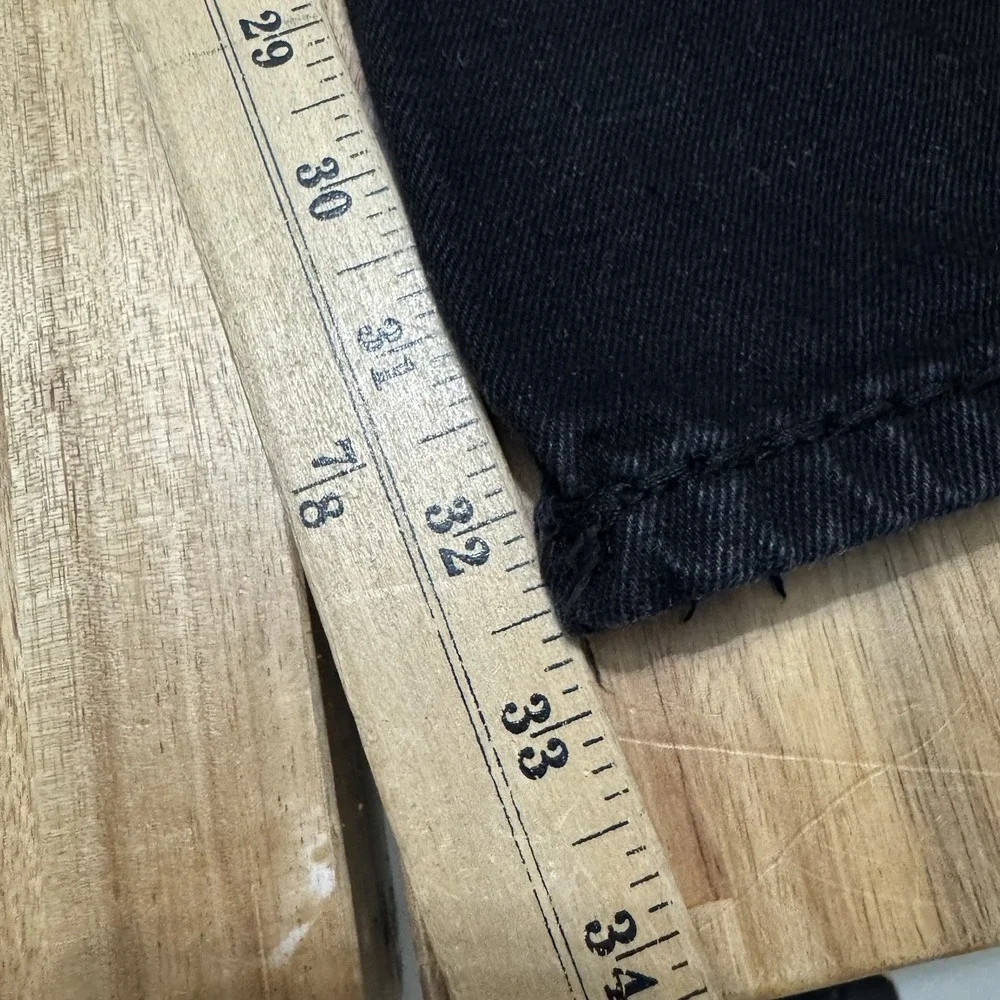 Vintage True Religion Jeans‎ Mens 38x32 Black Red Stitching Billy Super T USA